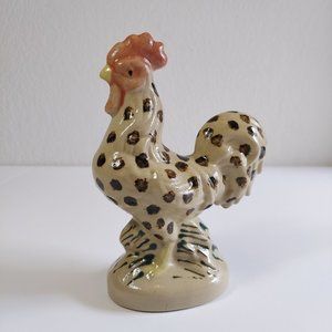 Handmade Clay Pottery Rooster Figurine Size 8" tall